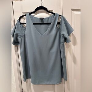 Cut Out Sleeve Blouse